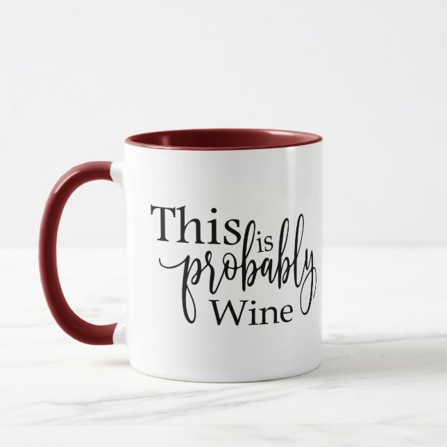 Caneca Sobrevivência do escritório Mug: Provavelmente é c (Esquerda)