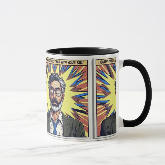 Caneca Sobrevivência épica do educador (Direita)
