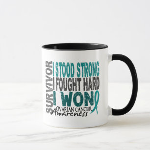 Caneca Sobrevivente 4 do câncer de ovário