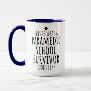Caneca Sobrevivente da Escola de Paramédico Personalizado