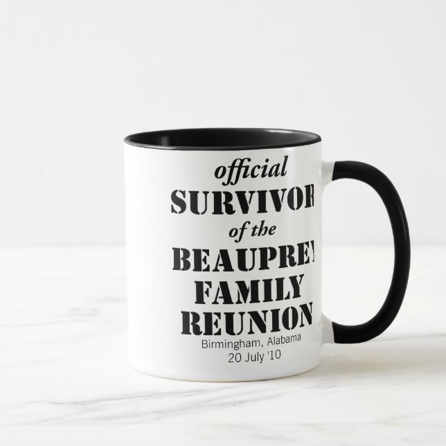 Caneca Sobrevivente Sindical da Família Mug - Em Qualquer (Direita)