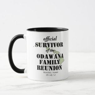 Caneca Sobrevivente Sindical Oficial da Família - Hawaii