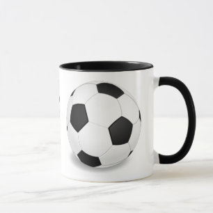 Caneca Soccer Ball Patterno Café Mug
