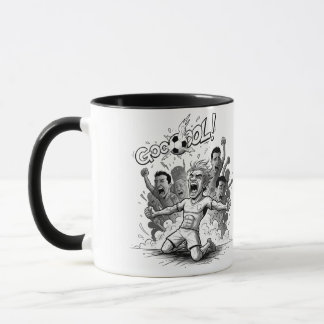 Caneca Soccer Fans Goal Celebration Mug