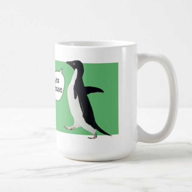 Caneca social inábil do pinguim (Direita)