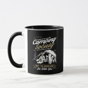 Caneca Sociedade de Acampamento Que as Montanhas Estejam 