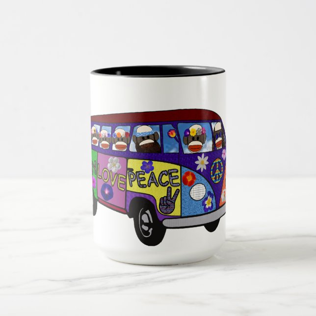 Caneca Sock Money Peace Bus Mug (Centro)