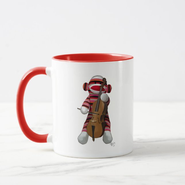 Caneca Sock Monkey e Cello (Esquerda)