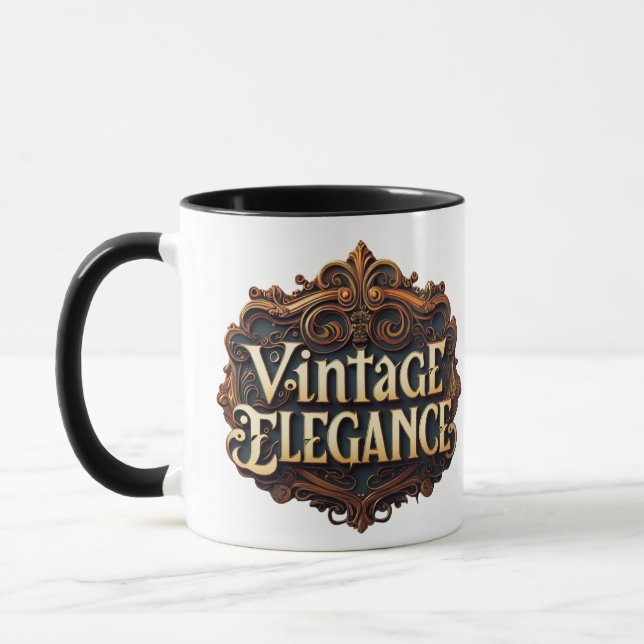 Caneca "Sofisticação da Vintage" (Esquerda)