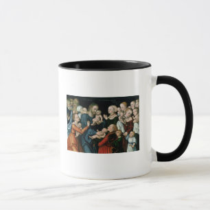 Caneca Sofra as crianças pequenas para vir até mim, 153