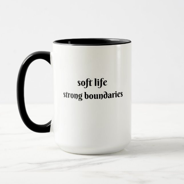 Caneca soft life strong boundaries (Esquerda)