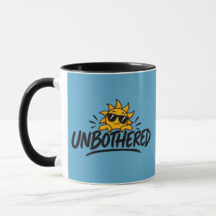 Caneca Sol Cute Sem Preocupações com Óculos de Sol Divert