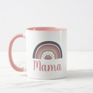 Caneca Sol personalizado do arco-íris Mama