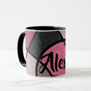 Caneca Sol rosa, abstrato