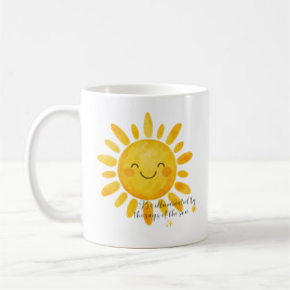 Caneca Sol Sorridente | Xícara de Café Ensolarada 