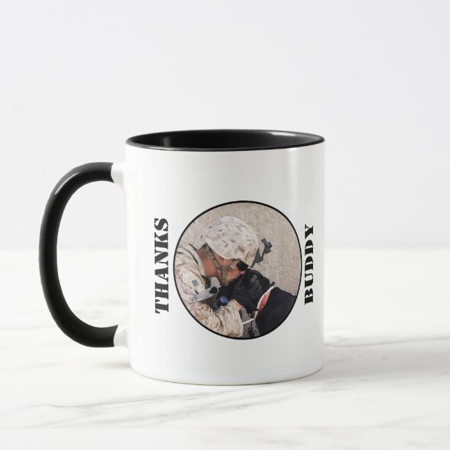 Caneca Soldado Agradece ao seu Cão Militar (Esquerda)