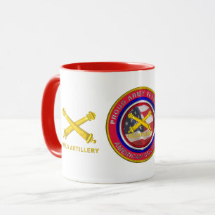 Caneca Soldado de Artilharia de Campo Veterano do Exércit