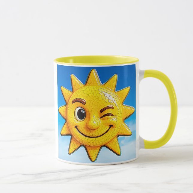 Caneca  Soleil ciel bleu clair (Direita)