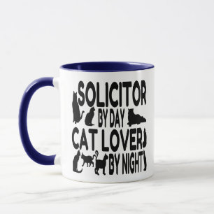 Caneca Solicitador do Cat Lover