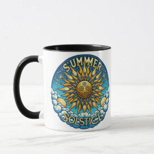Caneca Solstício de Verão, 11oz Black Mug