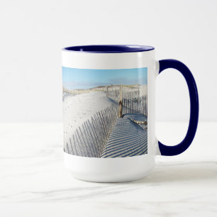 Caneca Sombras, dunas de areia e cercas