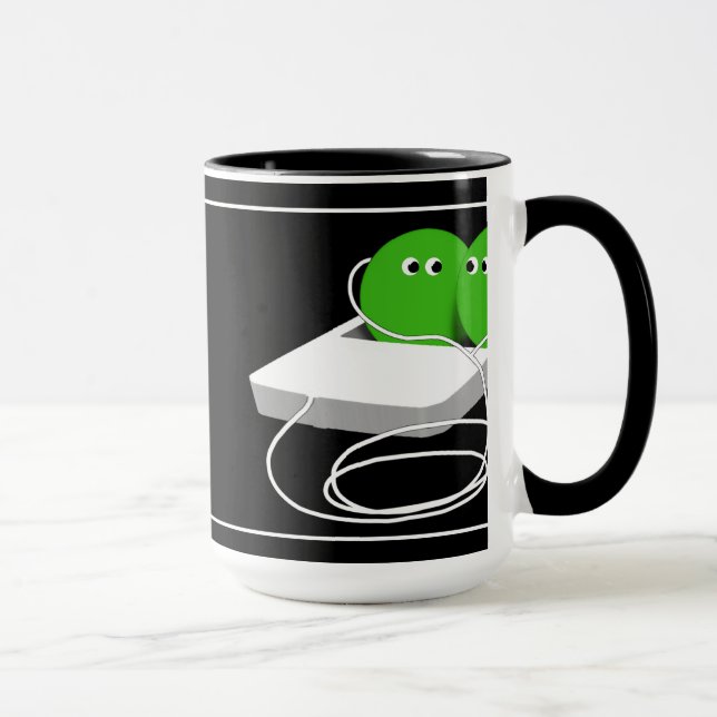 Caneca Somos Como Dois Ervilhas Em Um Pod (Direita)
