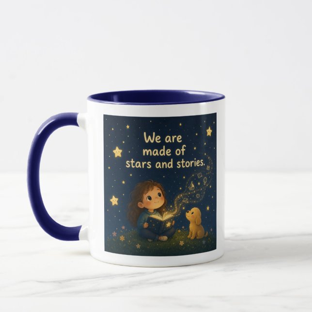Caneca Somos Feitos de Estrelas e Histórias (Esquerda)