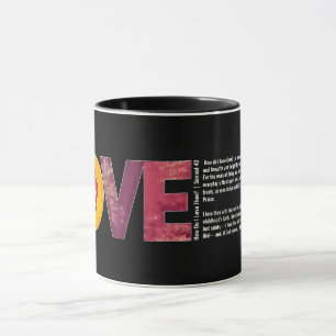 Caneca Soneto de Amor Vintage Personalizável para o Dia d
