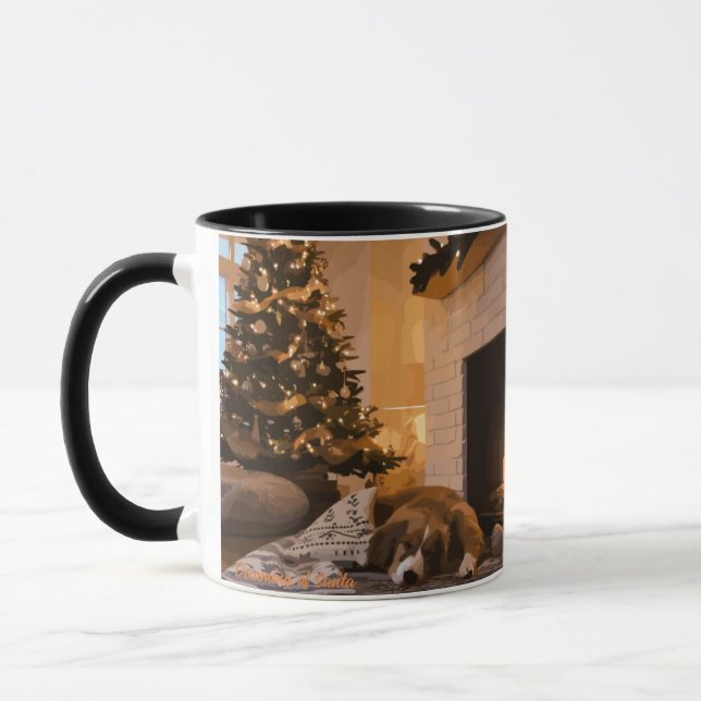 Caneca Sonhar com Papais noeis (Esquerda)