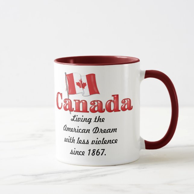 Caneca Sonho canadense (Direita)