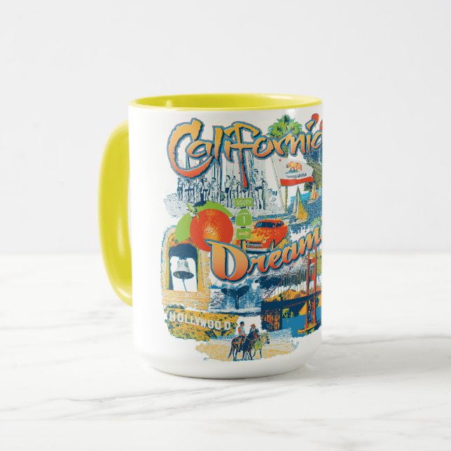 Caneca Sonho da Califórnia (Frente Esquerda)