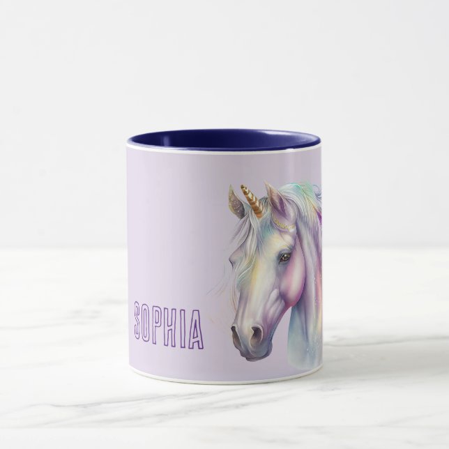 Caneca Sonho de Unicórnio Roxo (Centro)