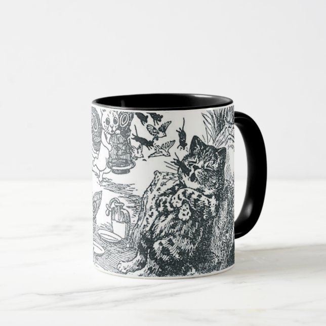 Caneca Sonho gatinho de Fairyland, Louis Wain (Frente Esquerda)