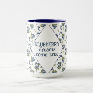 Caneca Sonhos BLUEBERRY tornam-se realidade