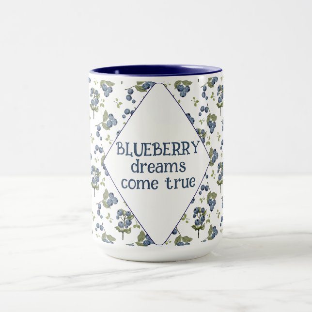 Caneca Sonhos BLUEBERRY tornam-se realidade (Centro)