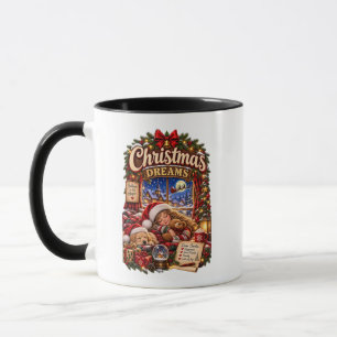 Caneca Sonhos de Natal – Café Aconchegante na Manhã de Na