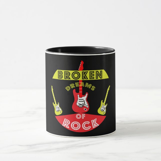 Caneca Sonhos de Violão Elétrico | Rock | Música (Centro)