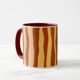 Caneca Sonhos do Deserto Dourado Laranja Queimado Sienna