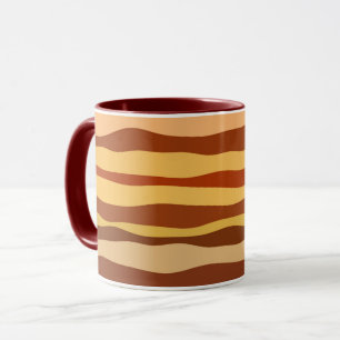 Caneca Sonhos do Deserto Dourado Laranja Queimado Sienna