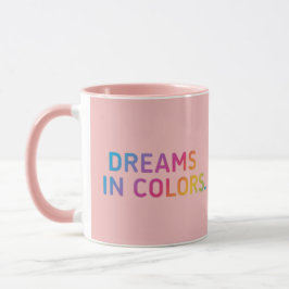 Caneca Sonhos em Cores Mug