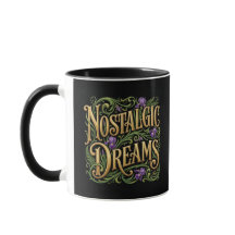 Caneca Sonhos Nostálgicos Preta