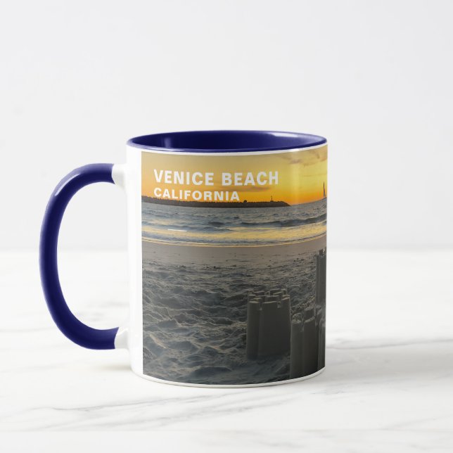 Caneca Sonhos Sunset de Sandcastle - Veneza Beach, CA (Esquerda)