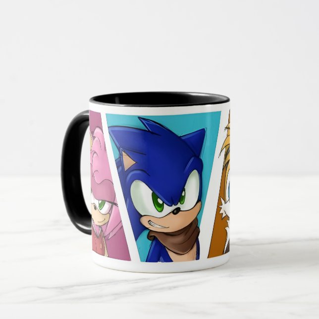 Caneca Sônico (Frente Esquerda)