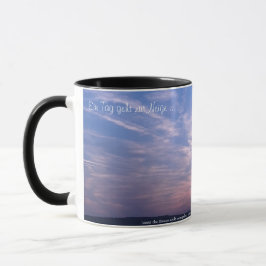 Caneca Sonnenuntergang mit Text - Tasse 325ml