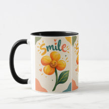 Caneca sorridente
