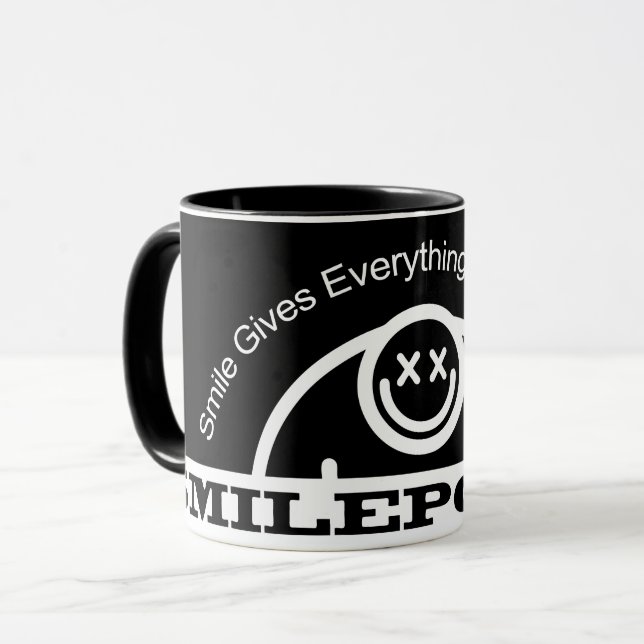 Caneca sorriso (Frente Esquerda)