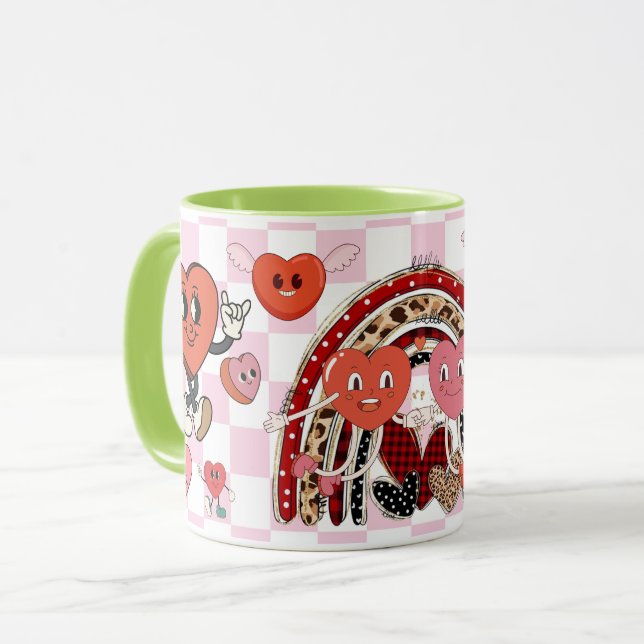 Caneca sorriso coração (Frente Esquerda)