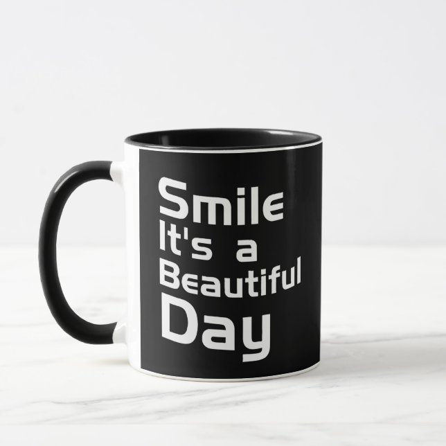 Caneca Sorriso É um belo dia (Esquerda)