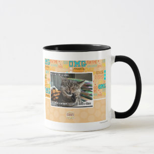 Caneca sorrisos do gato do vampiro