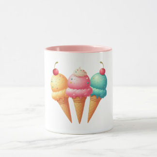 Caneca Sorvete Colorido